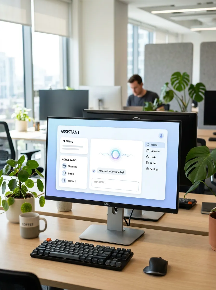 AI receptionist managing incoming calls, caller logs, and scheduling appointments on an interactive dashboard