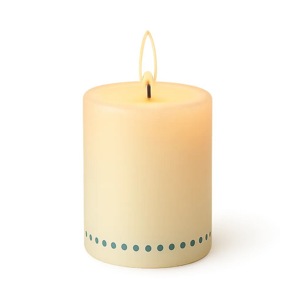 Comforting light sympathy candle