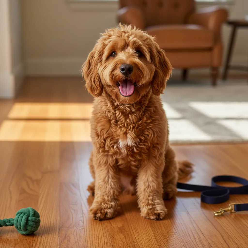 A happy dog returned to their natural baseline