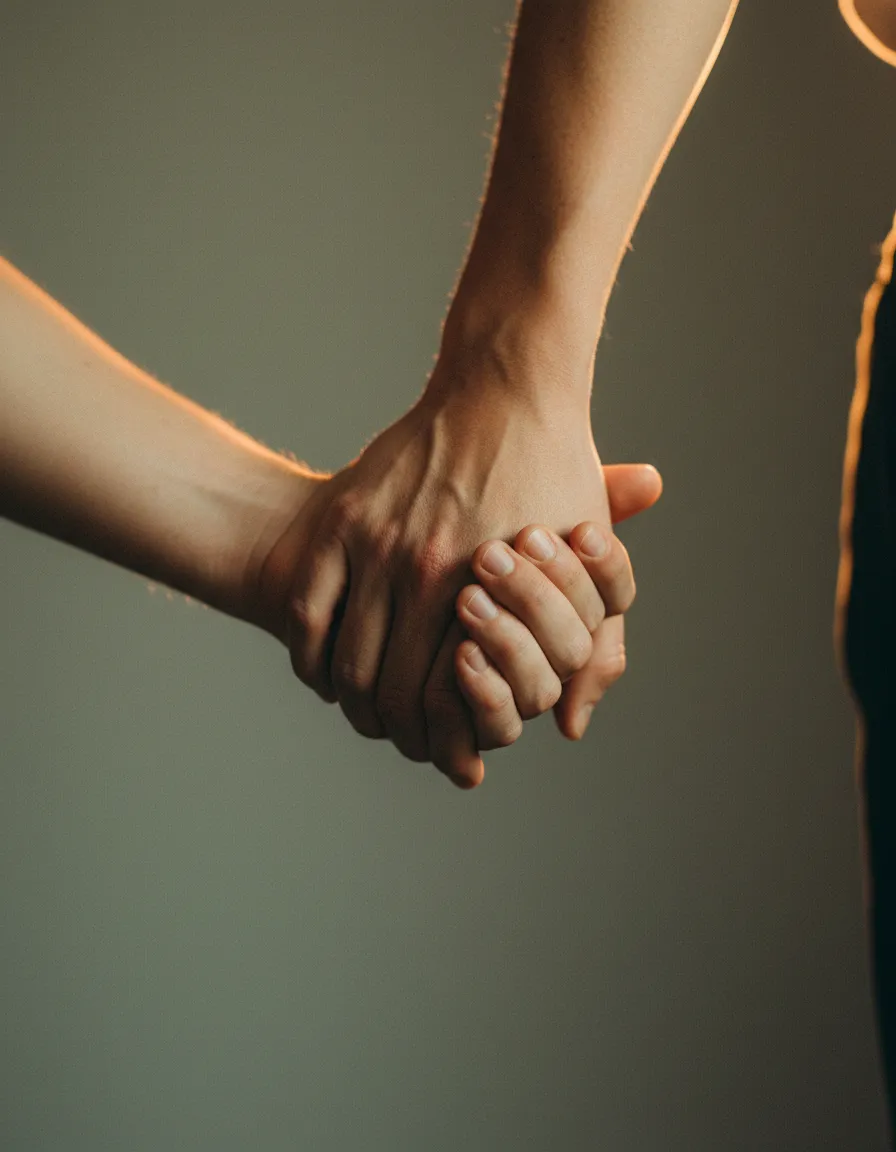 A warm, soft-focus editorial photograph representing love as an active force.