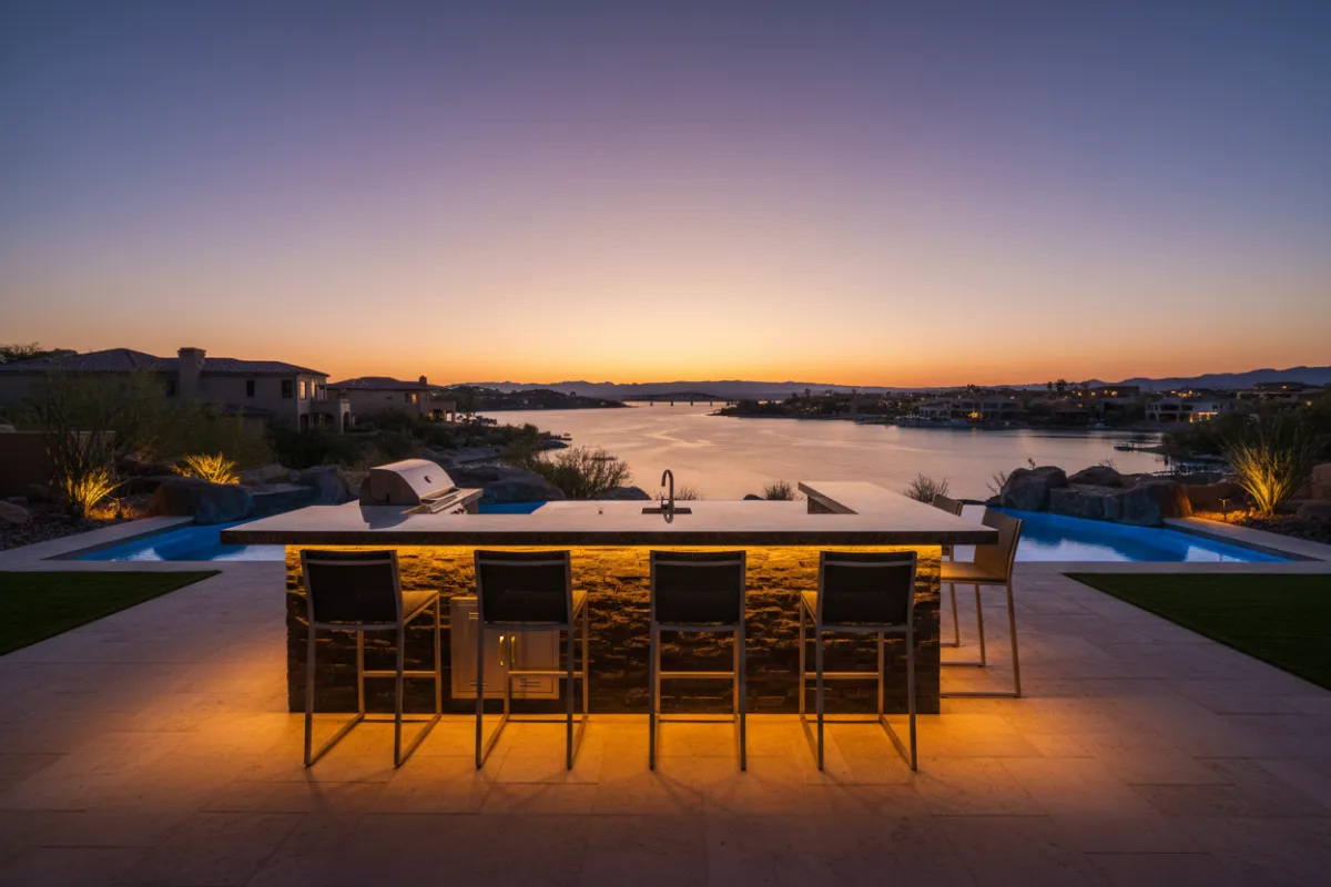 BBQ Island With Seating project example