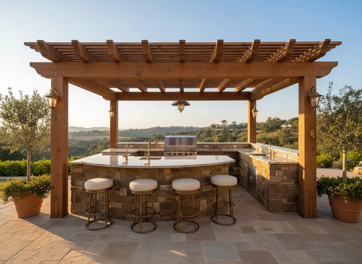Kitchen Coverage Pergola