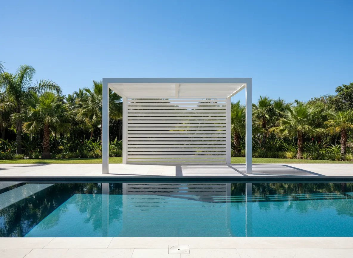 Poolside Shade Pergola