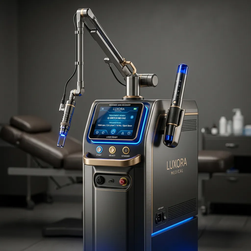 Laser tattoo removal device