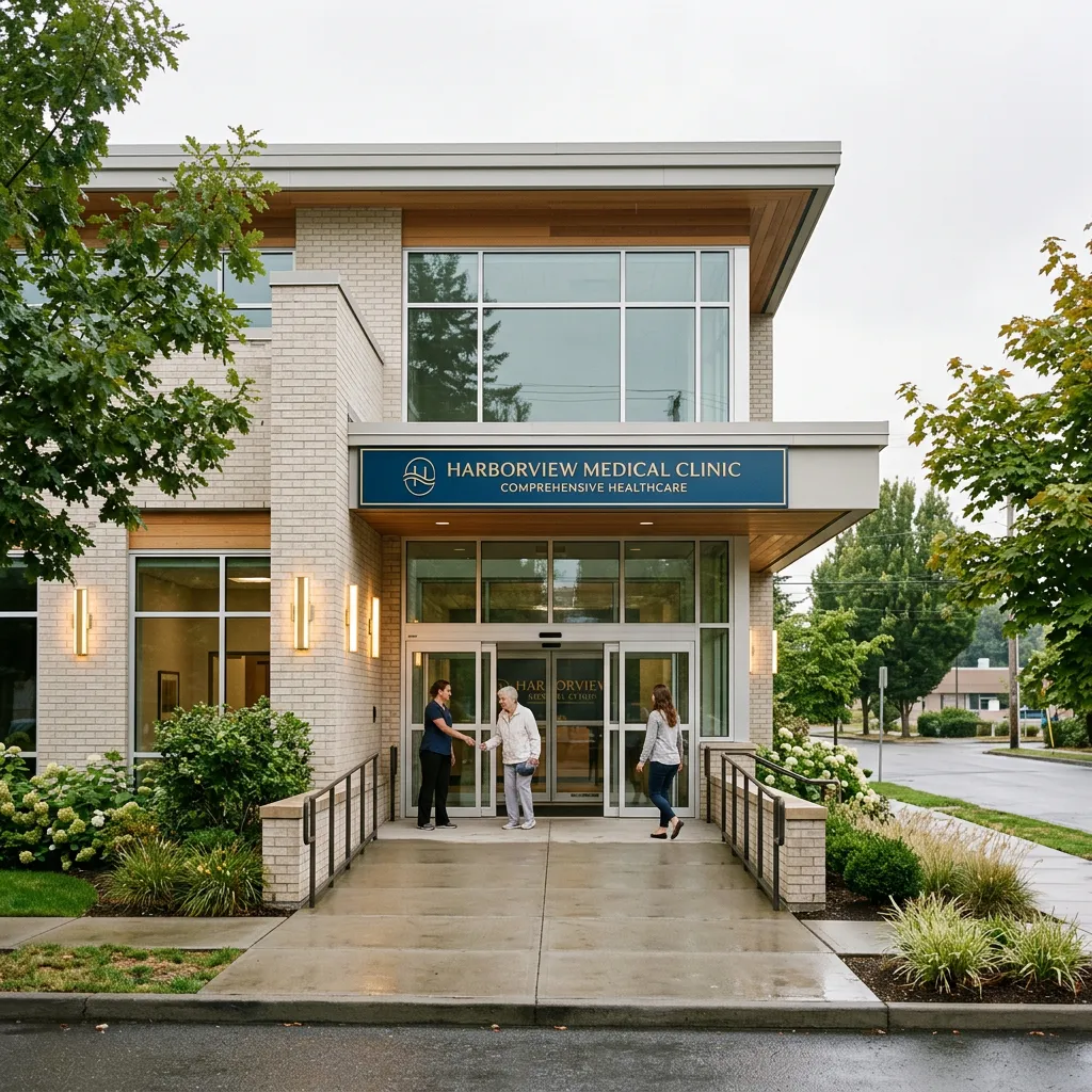 Clinic building exterior