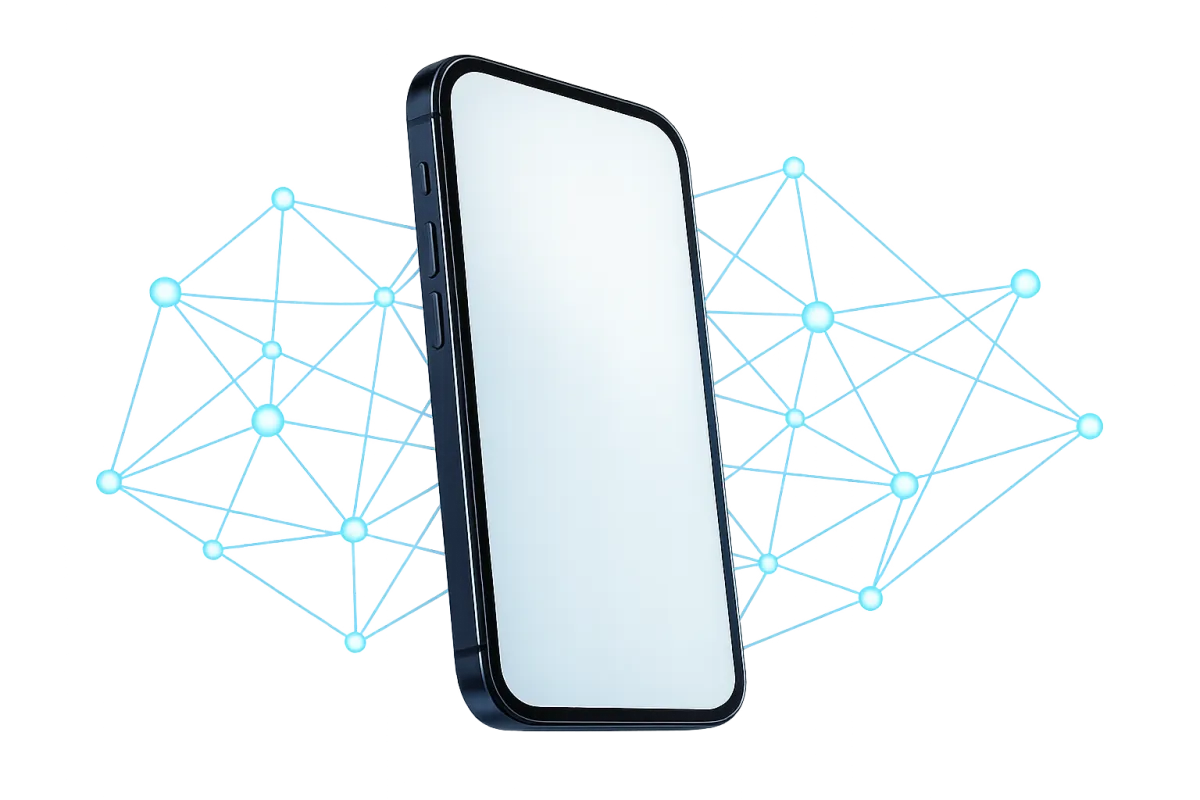Visualisierung der nahtlosen CRM Integration und Zeitersparnis durch den KI Empfang