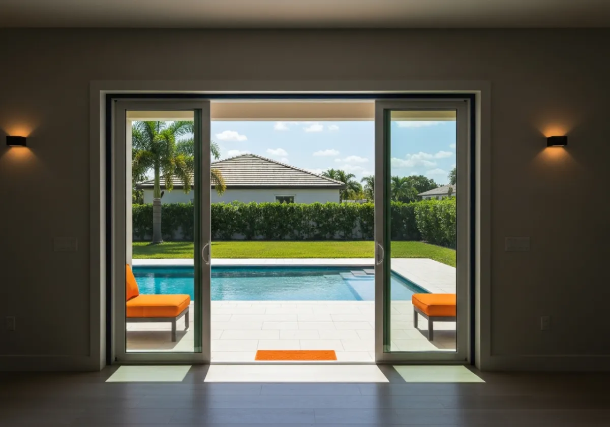 Professional residential sliding patio door repair service