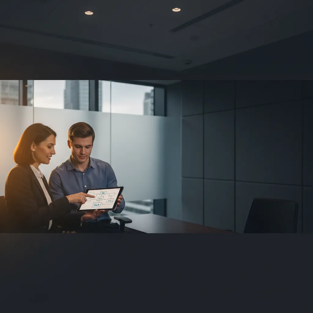 Team member undergoing role-specific workflow training