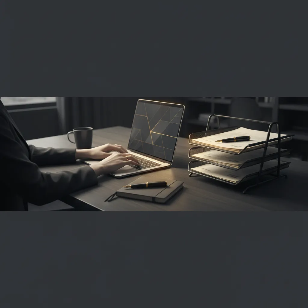 Staff member reviewing compliance and documentation standards