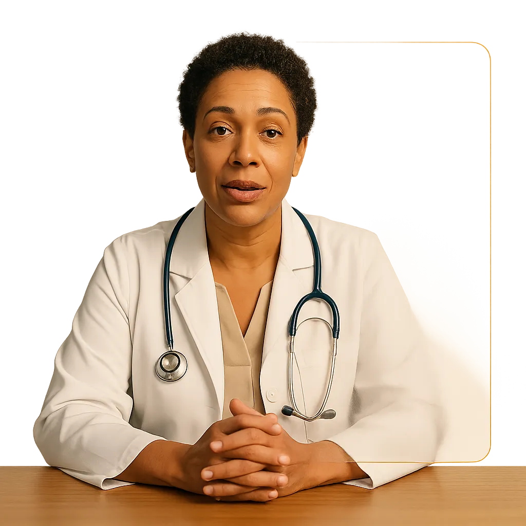 Glass Facilitator Overlay showing a live healthcare workshop in action.
