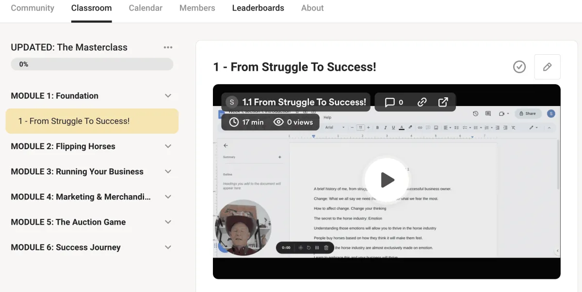 The Equine Entrepreneur Masterclass 2.0