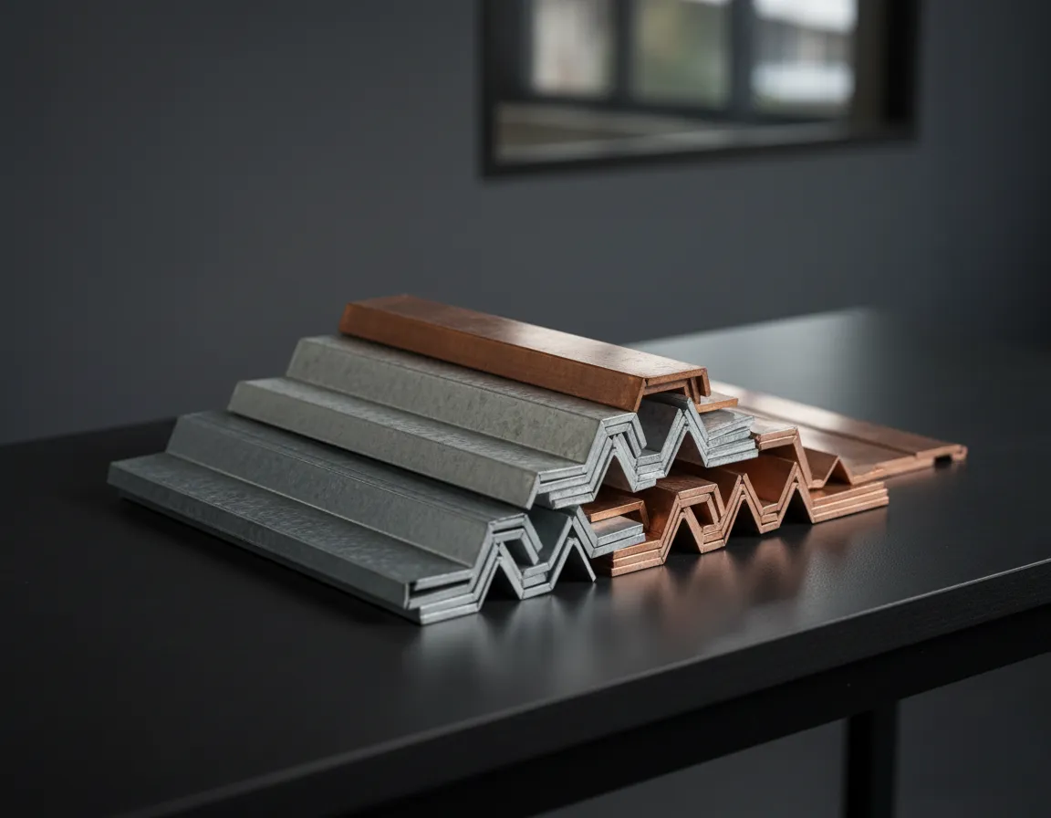 Metal roof panels and materials