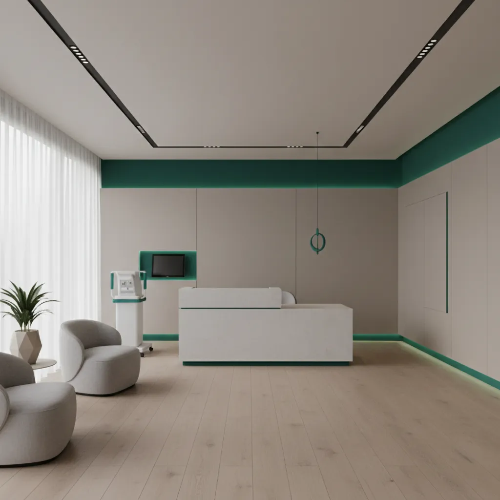 Ambiente médico sofisticado e estratégico