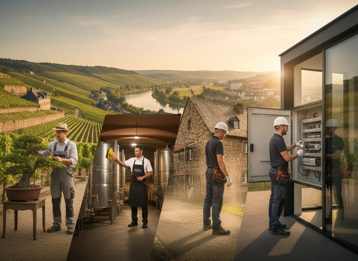 Artisans et PME dans le canton de Grevenmacher Moselle — LetzDigit