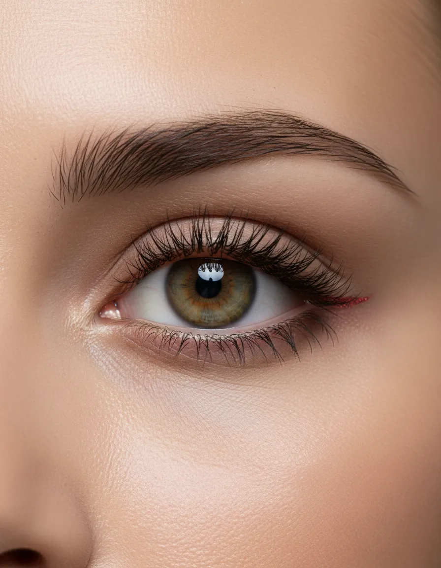 Permanent Lidstrich Ergebnis Wimpernkranz-Verdichtung