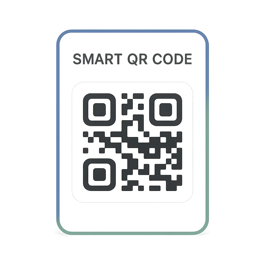 Dynamic Smart QR Code preview card with real-time routing active