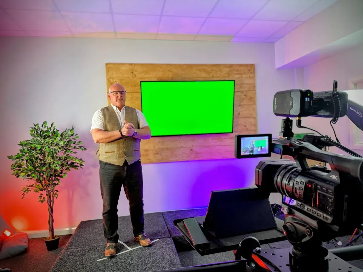 Infinity Media Studio, Cameras, and Marketing Dashboards