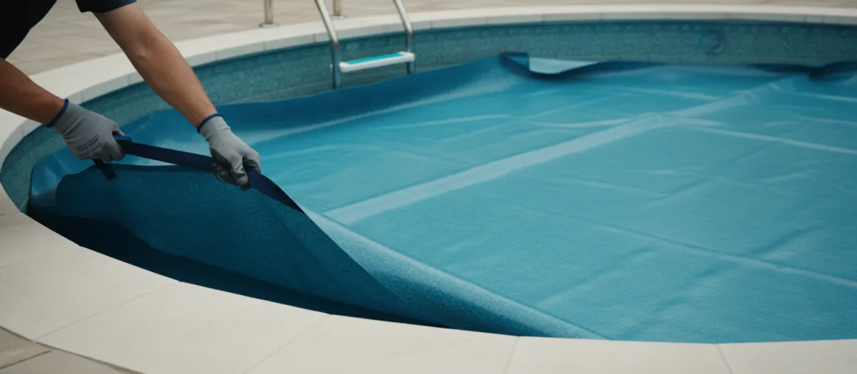 Installation de toile de piscine rapide et professionnelle