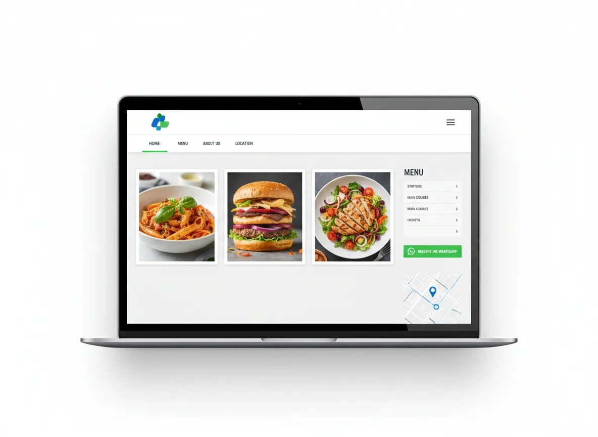 Demo sitio web para restaurante