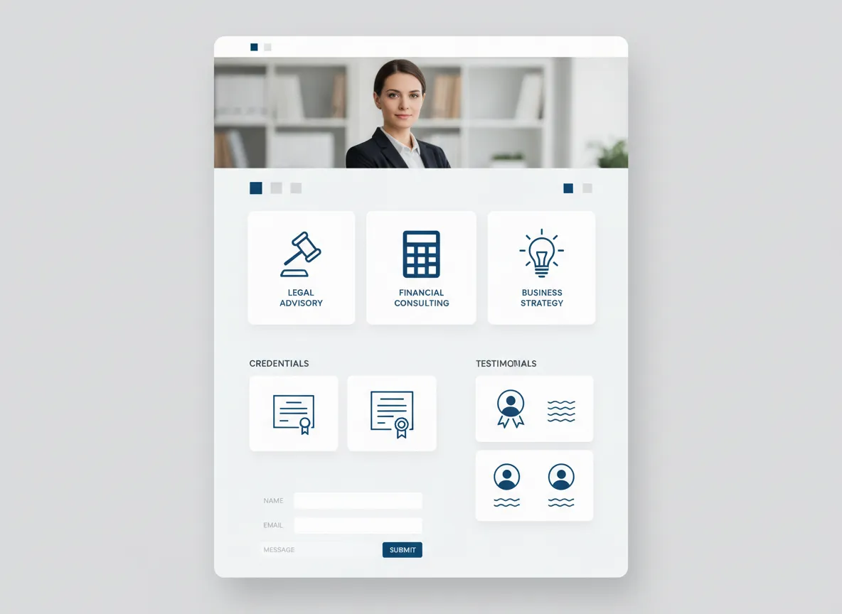 Demo sitio web para profesional de servicios