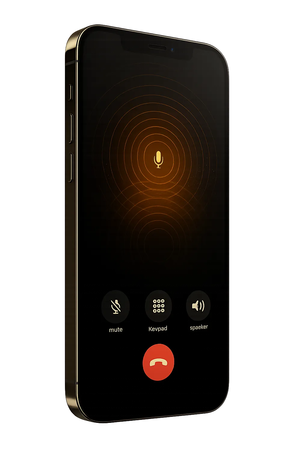 AI Listing Agent active call interface on premium smartphone
