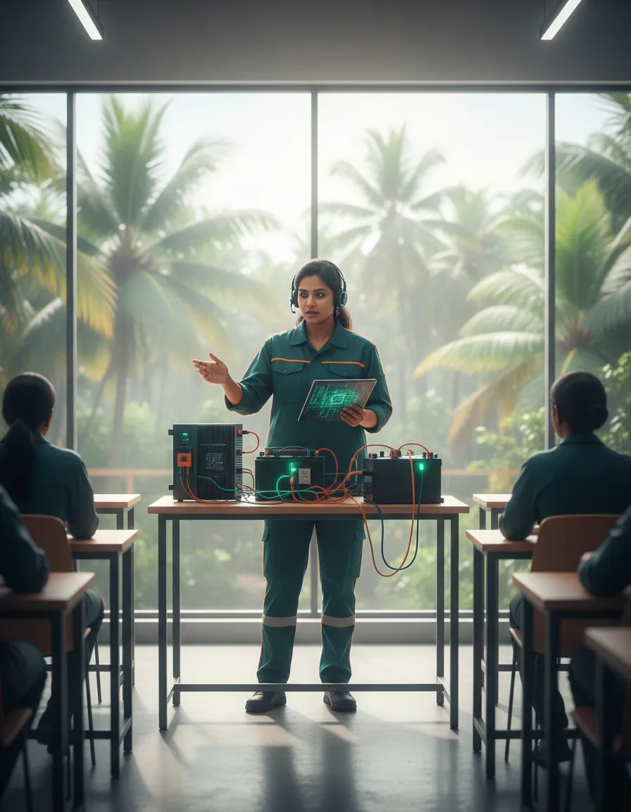 Professional solar training in Kerala