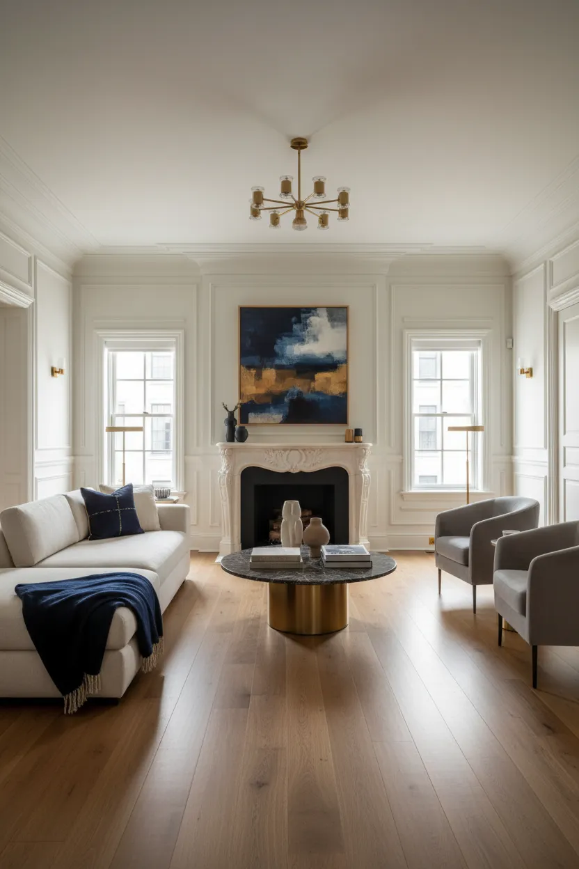 High-end interior renovation showcasing quality craftsmanship