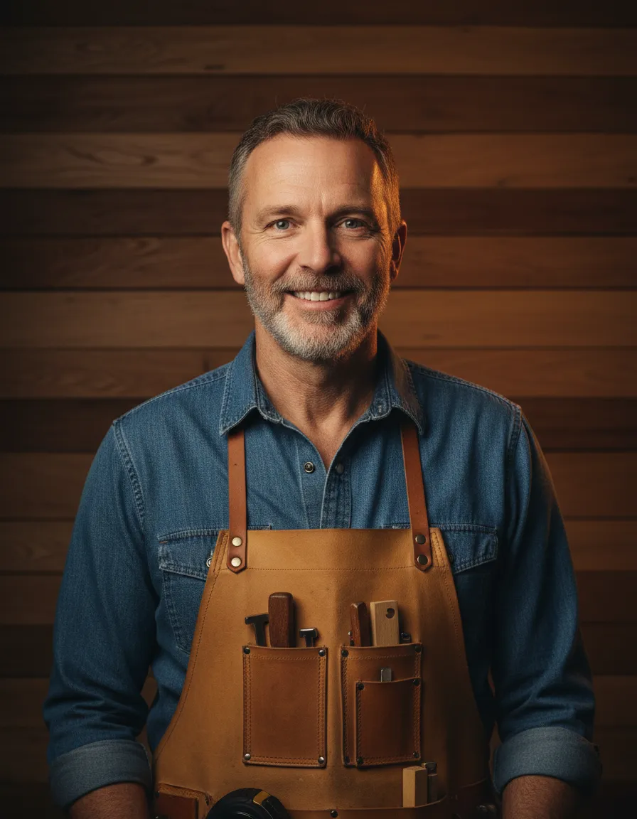 Portrait of Marcus Thorne, Lead Carpenter
