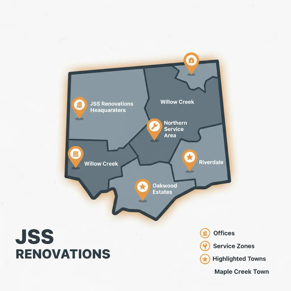 Interactive Map Placeholder showing our service area