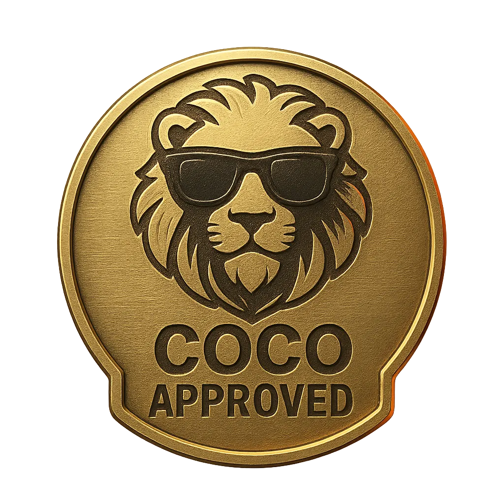 Coco Approved Gold Badge