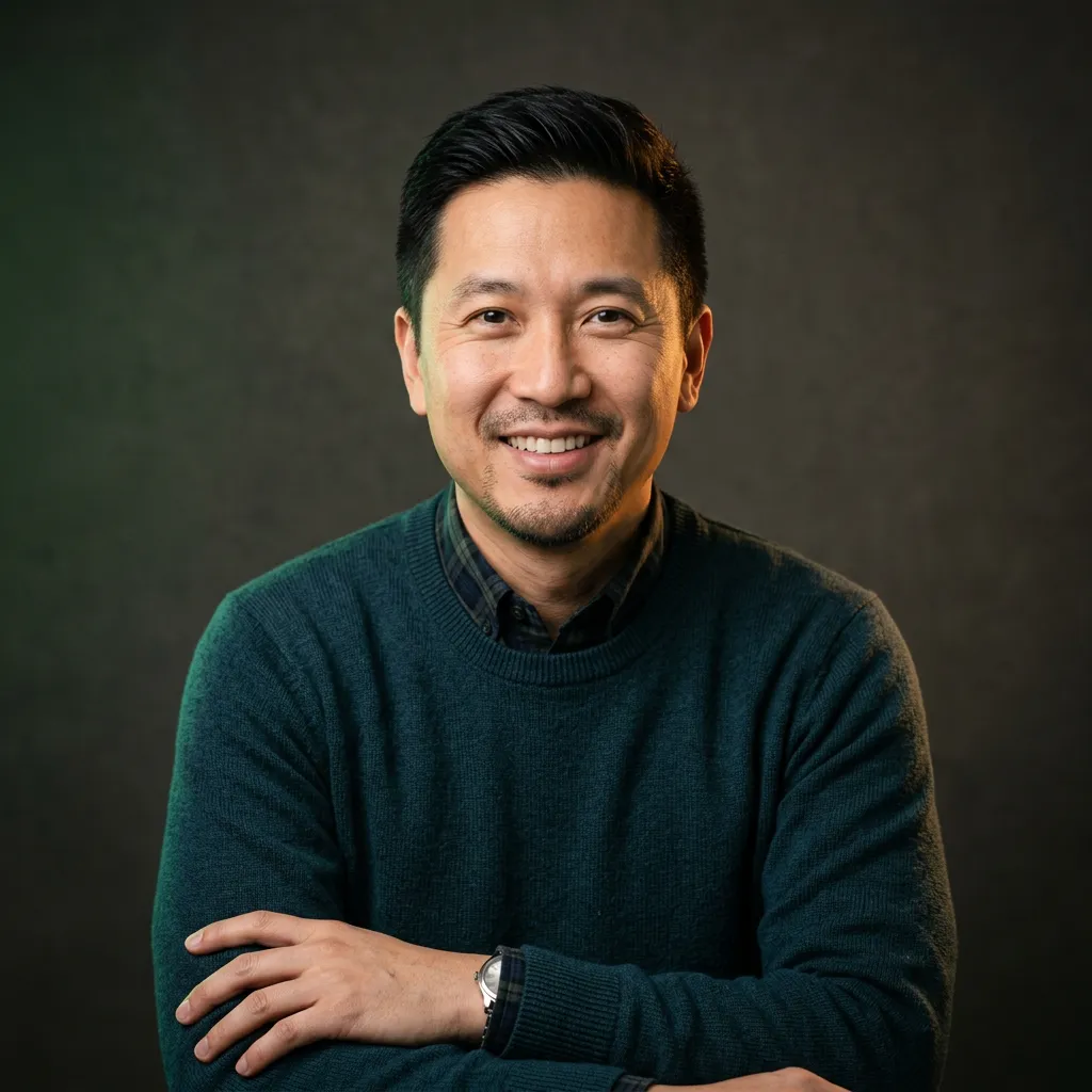 Portrait of David Chen, resident in Briarwood Estates