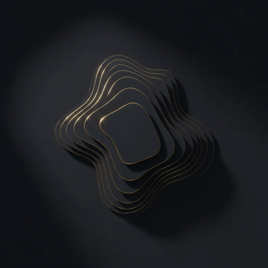 Abstract dark graphic surface