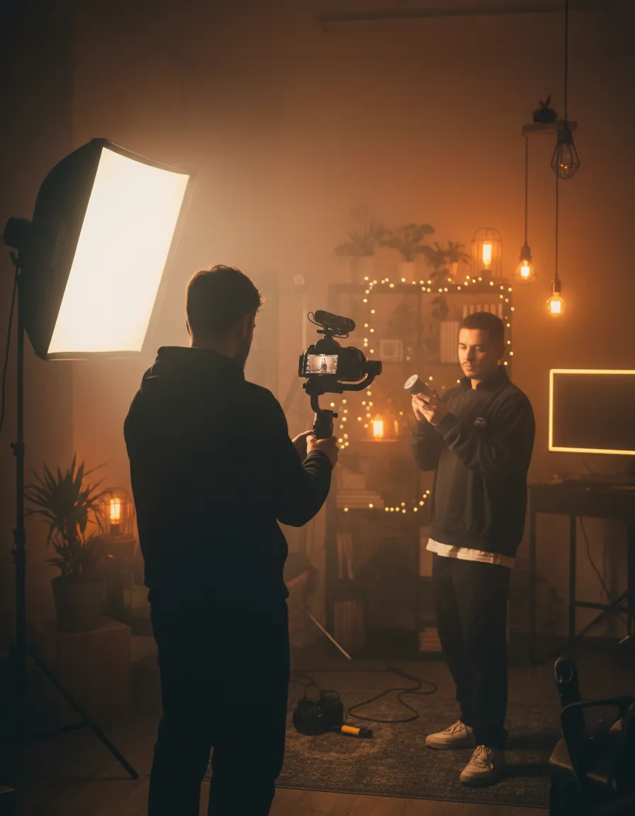 Brand content film behind-the-scenes frame