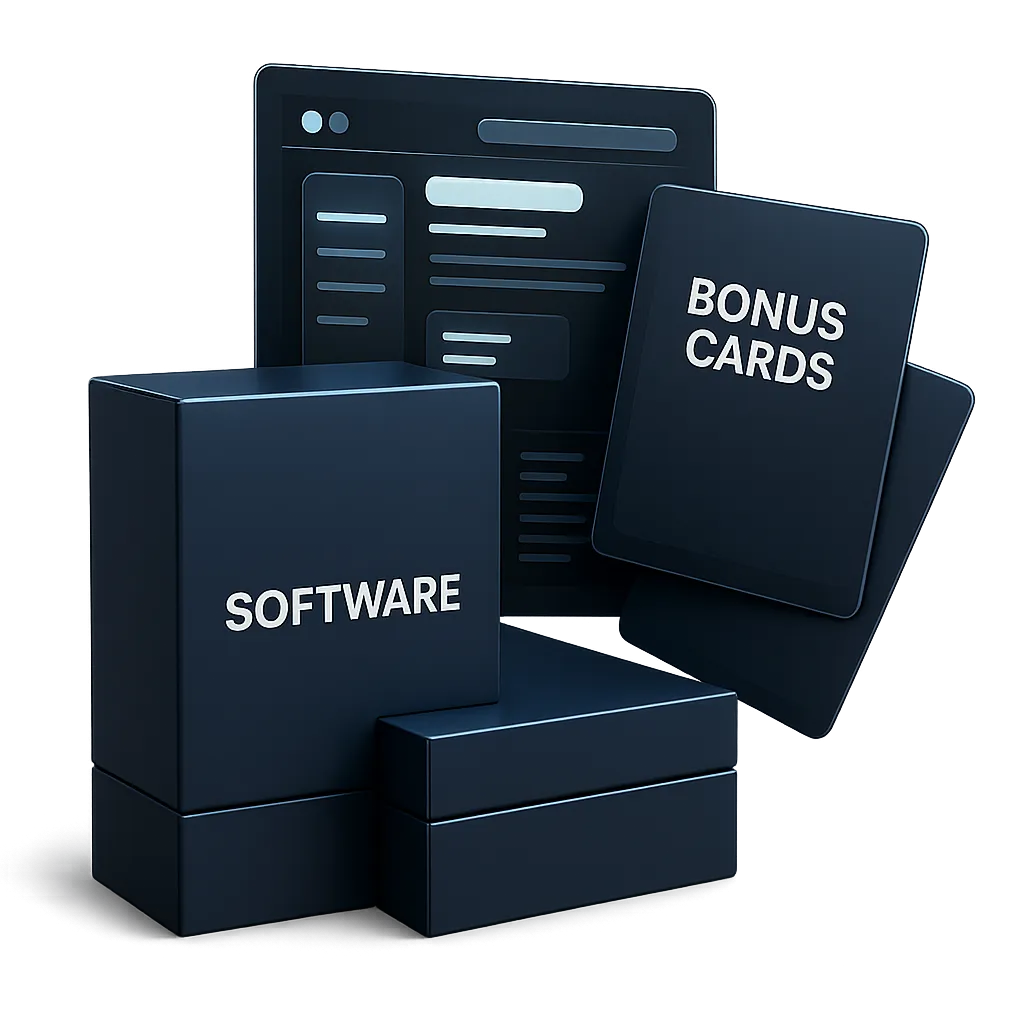 Digital bundle composite featuring all modules and bonuses