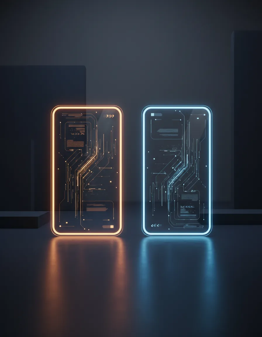 Visual representation of the OS framework swap