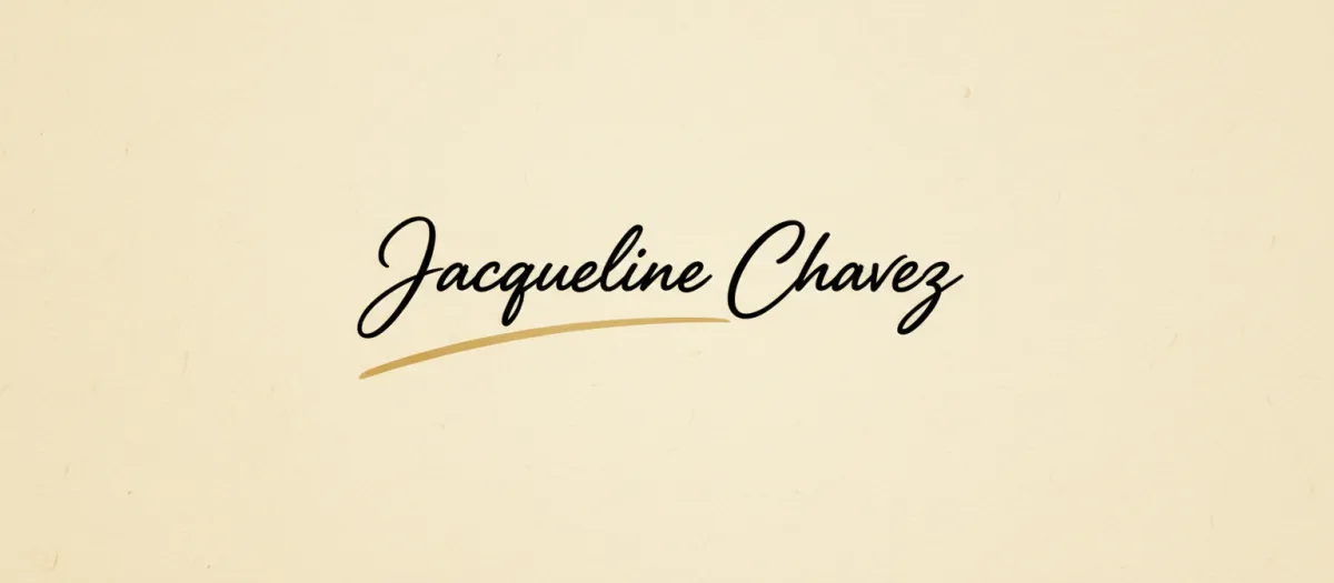 Jacqueline Chavez Signature