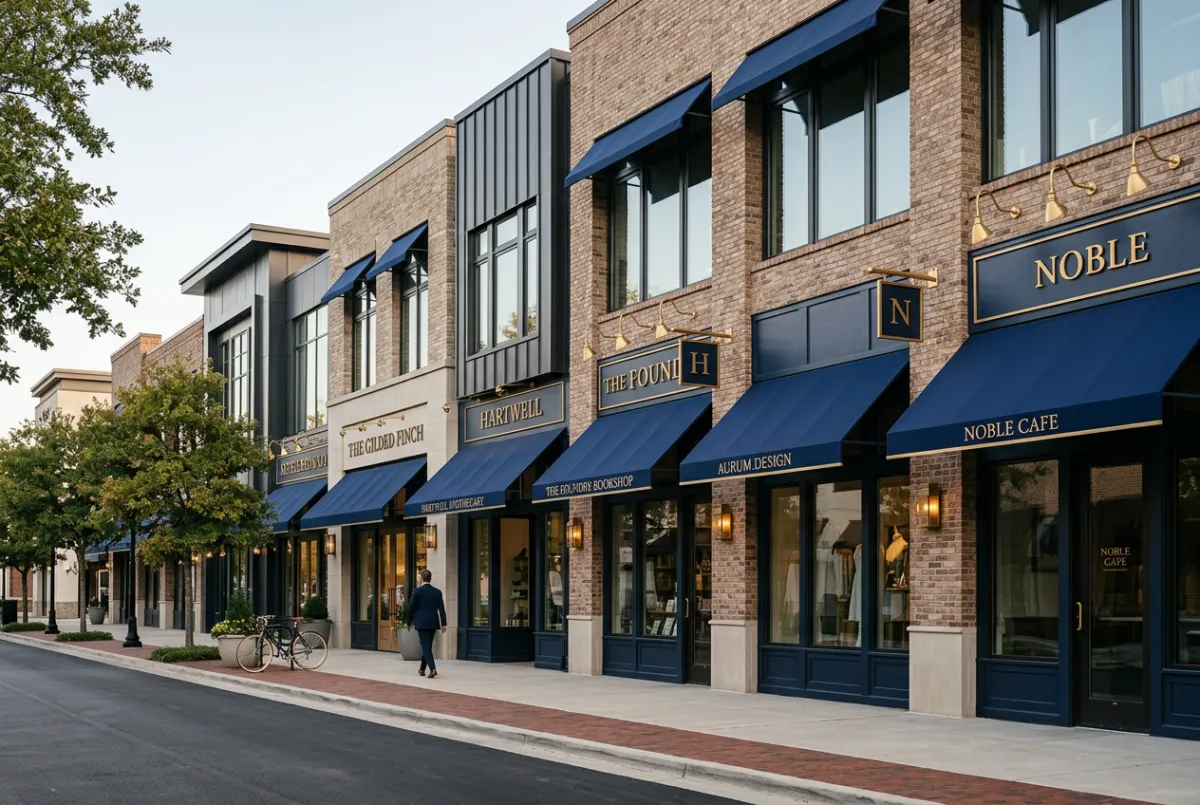 Upscale neighborhood retail and commercial strip center