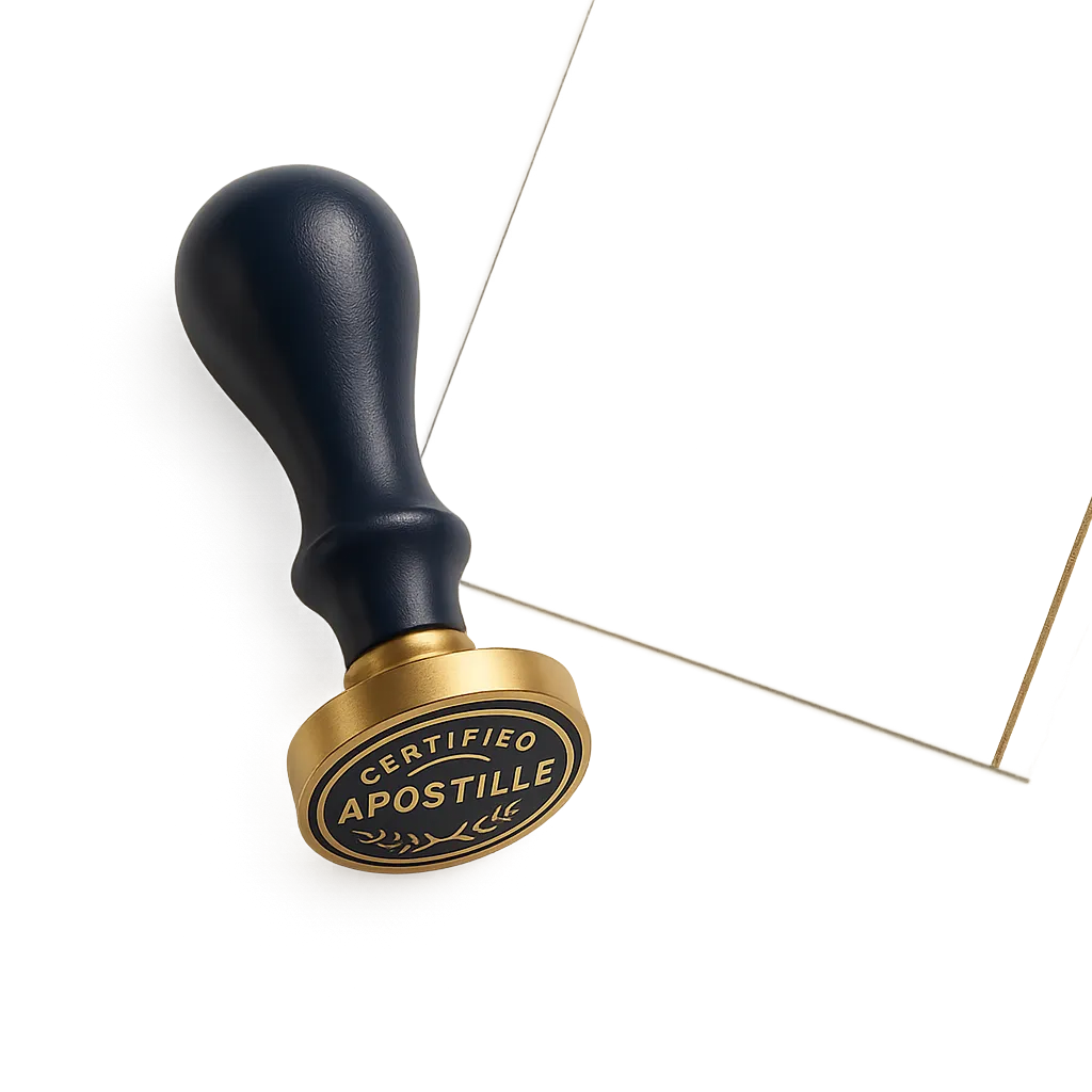 Certified Apostille Document Stamp Security Verification
