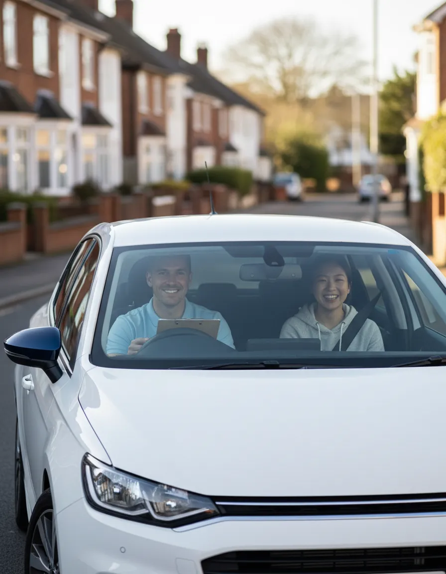 Modern tuition vehicle and driving instructor