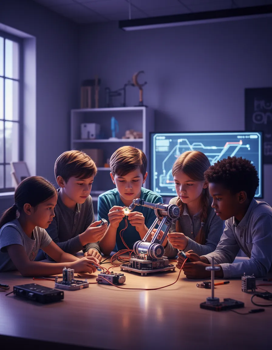 Hands-on STEAM summer camp activities