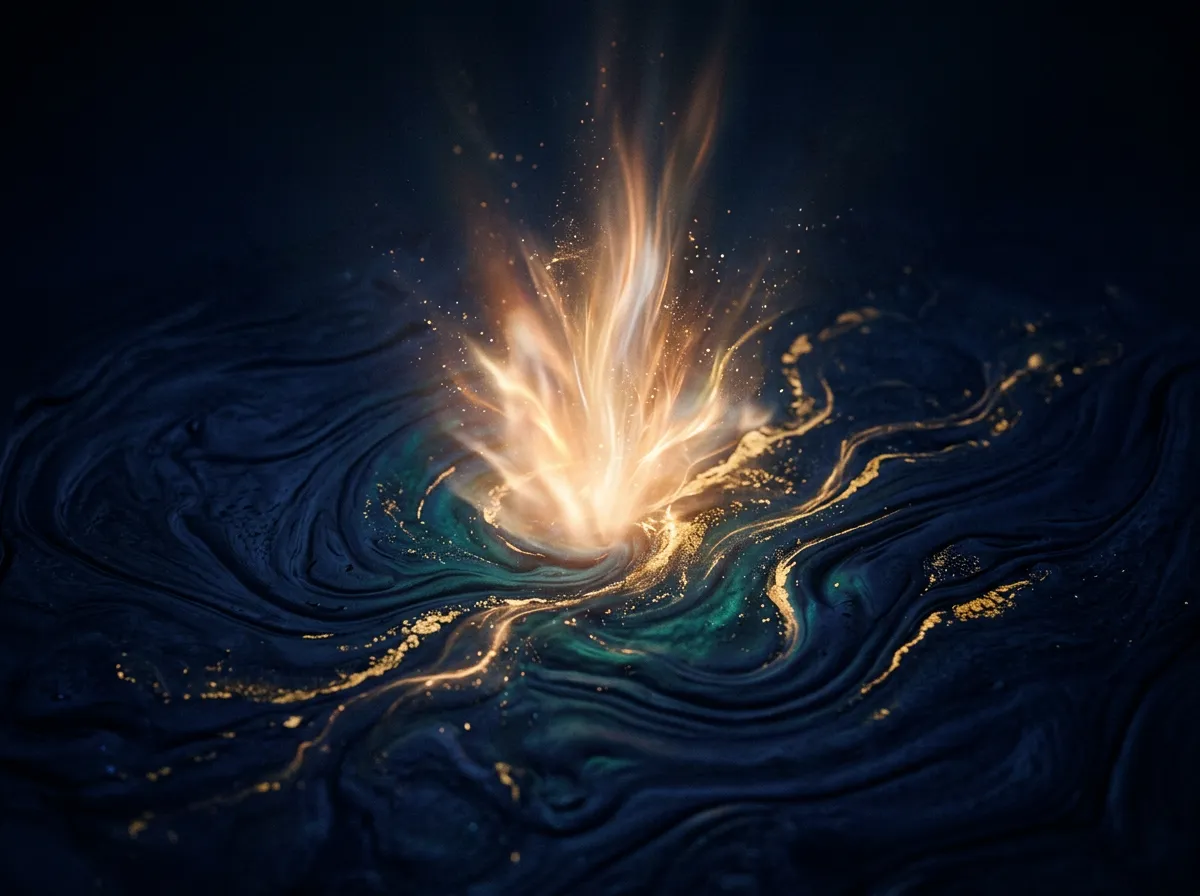 Sacred spiritual atmosphere of consecrated prayer clinic with gold ambiance
