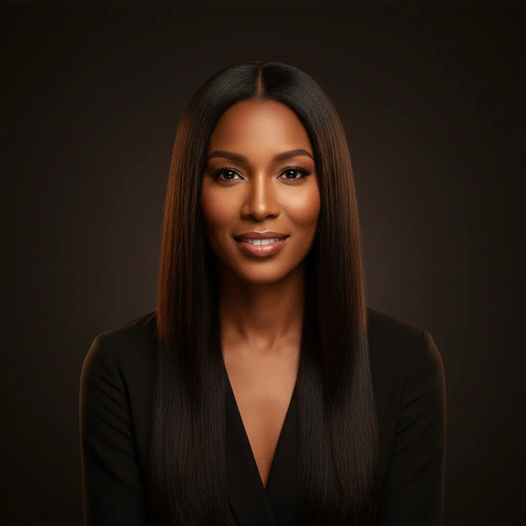 Detailed shot demonstrating the Blow-Dry Foundation technique