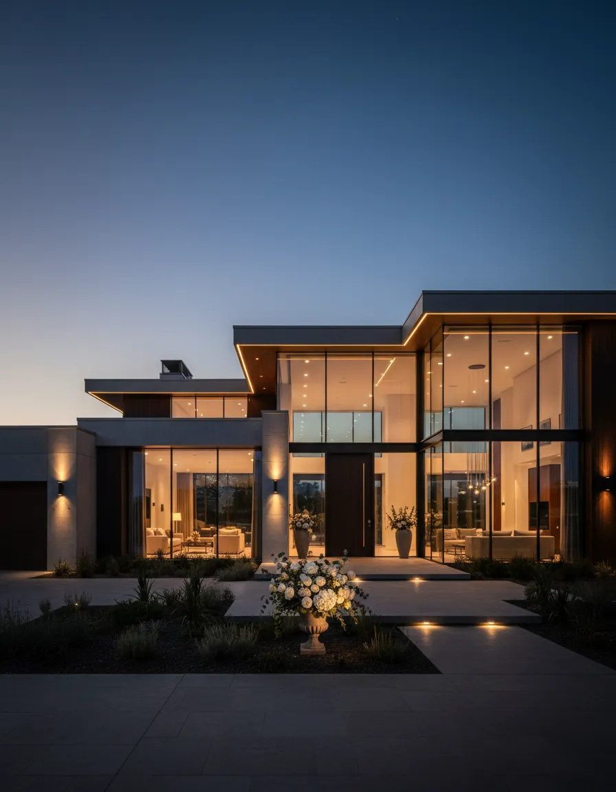 Premium home exterior architectural photography