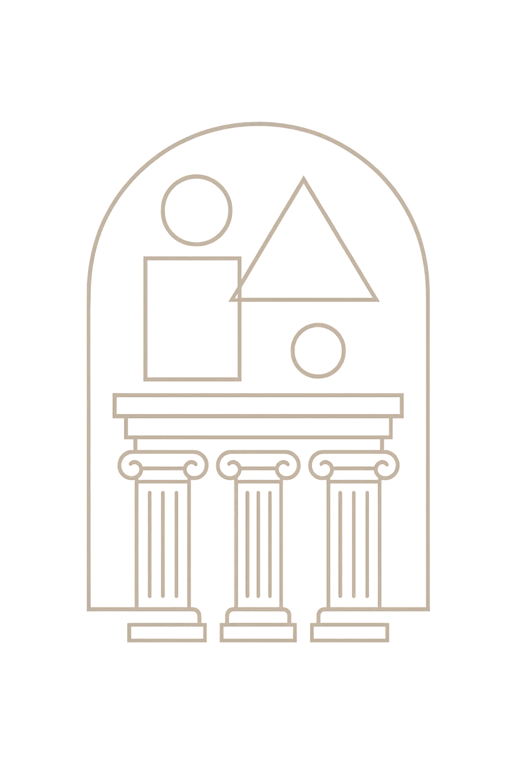 Elegant architectural line illustration reflecting strategic real estate positioning