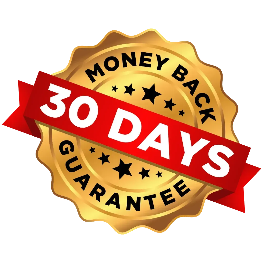 Money back 30 days guarantee