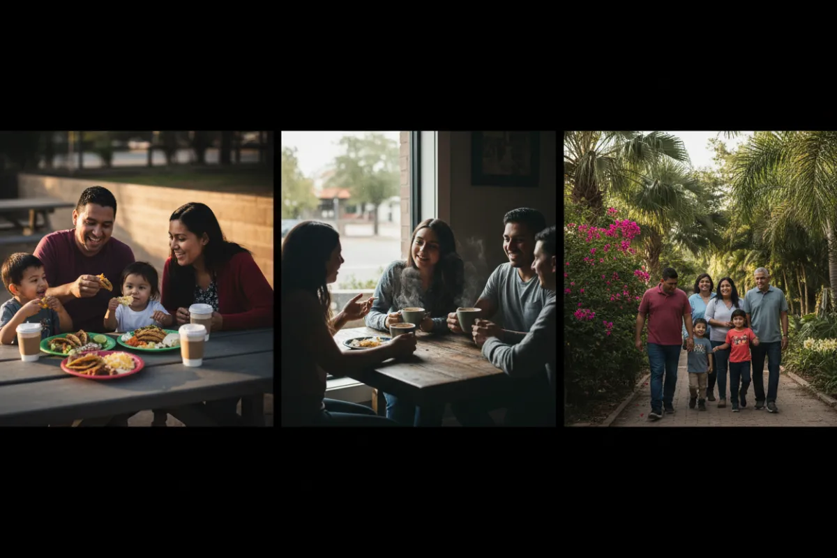Local people enjoying outdoor activities in the Rio Grande Valley