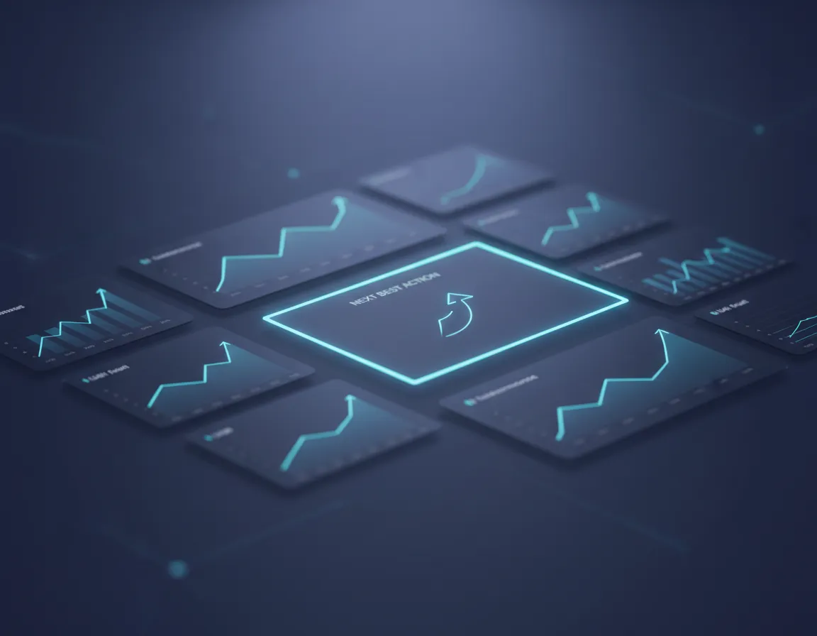 Data visualization dashboard inspired by AI