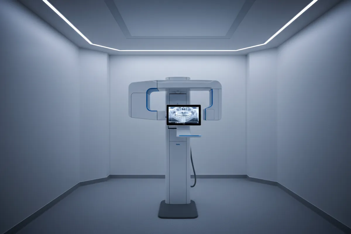 Equipo de radiografía panorámica digital moderno