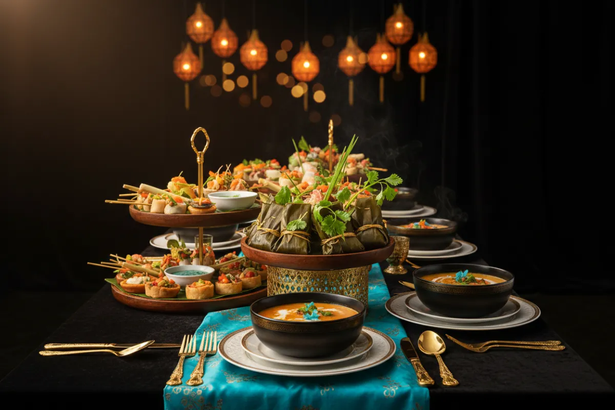 Wedding Catering Setup