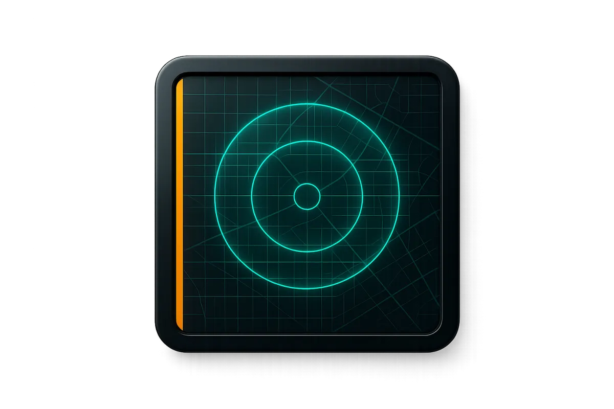 Geofence territory radius targeting interface